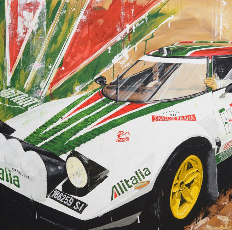 Illustration for article titled The most iconic race cars in history captured in beautiful paintings